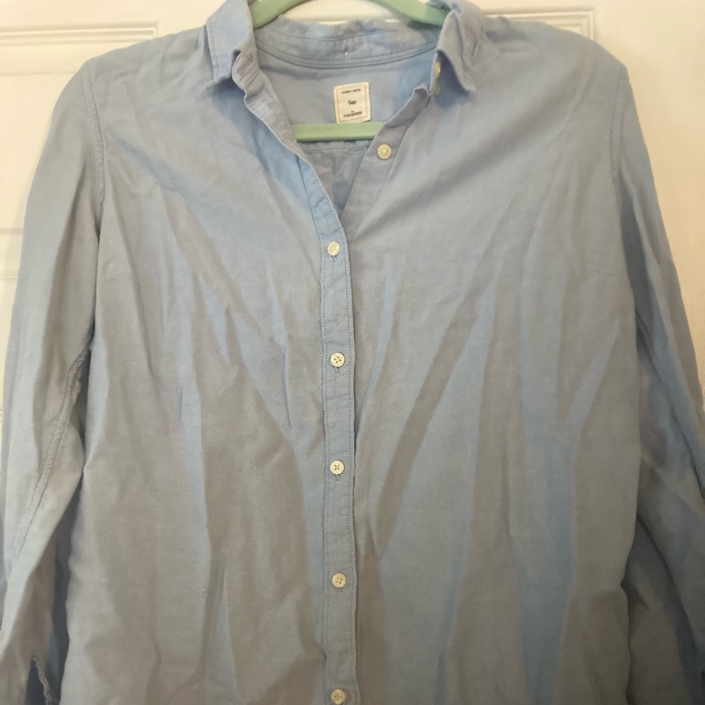 Gap fitted boyfriend Oxford shirt